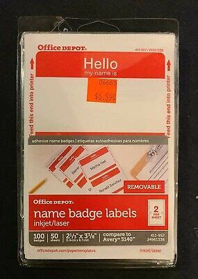 nfc tags office depot|office depot badges.